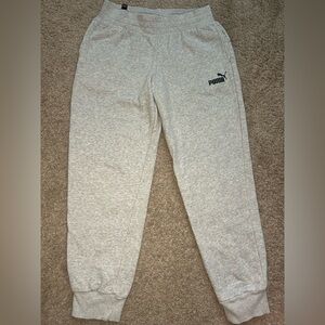 Puma Men's Light Gray Sweatpants